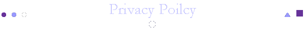 Privacy Poilcy